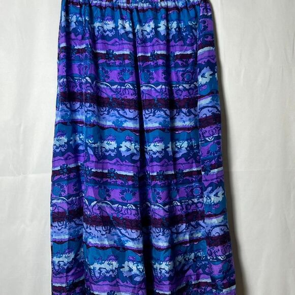 Vintage Carole Little 100% Silk Two Piece Set size 8 Medium - Picture 6 of 8